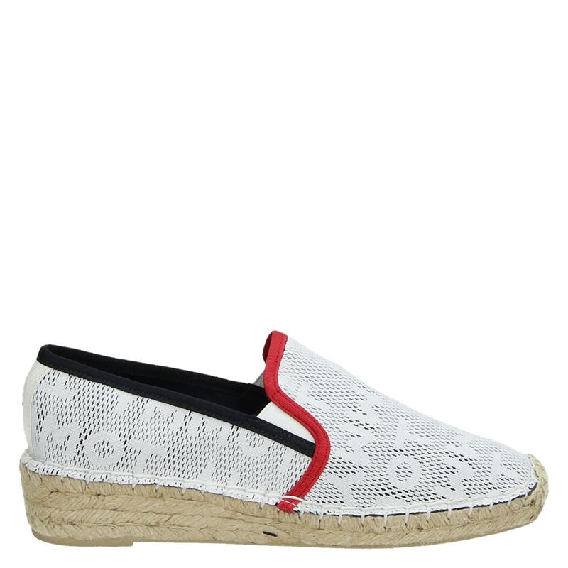Tommy Hilfiger Sport Mesh Sporty Espadrilles Wit tommy hilfiger sport kopen in de aanbieding