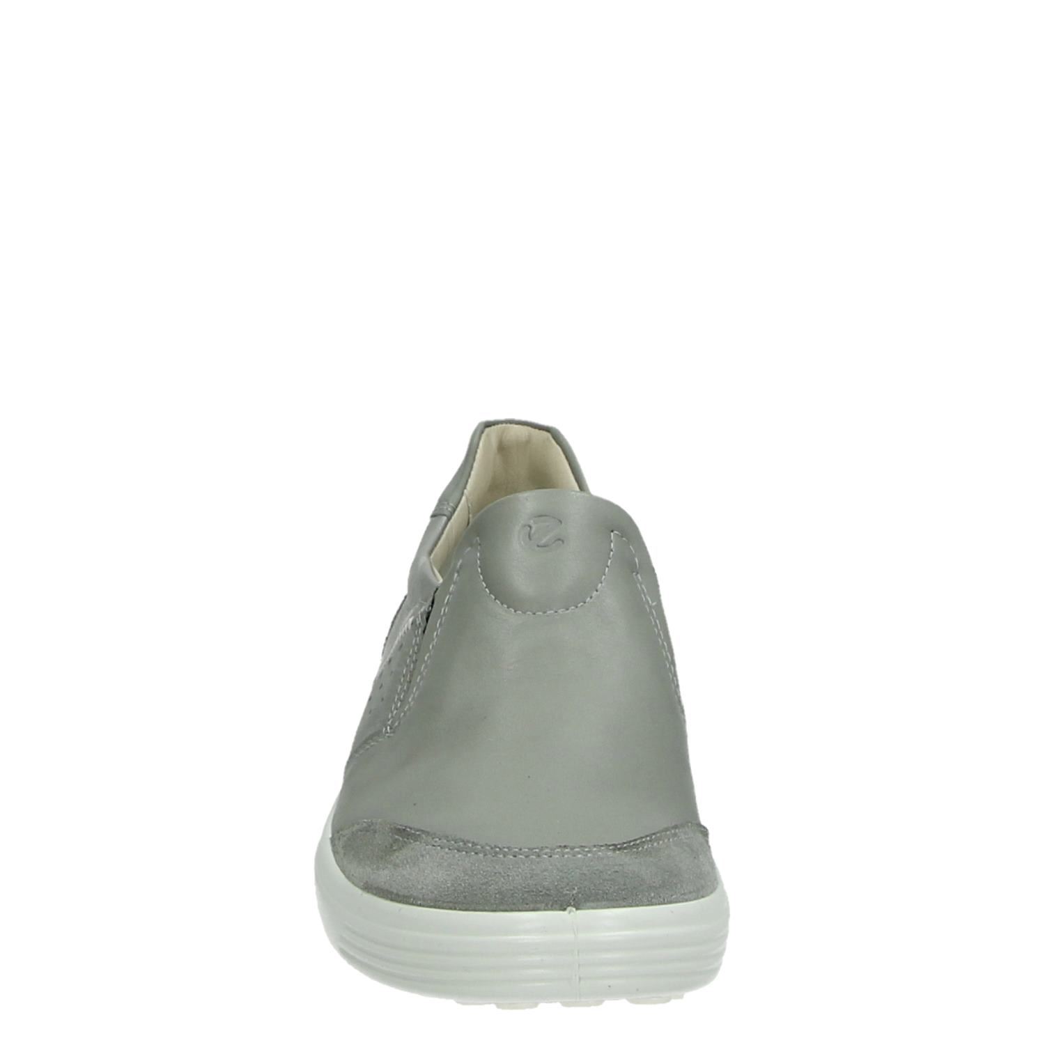 Ecco Soft 7 - Instapschoenen voor dames - Grijs - Nelson.nl