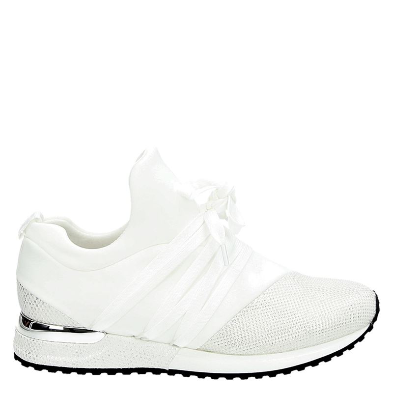 La Strada lage sneakers wit - Damesschoenen.nl