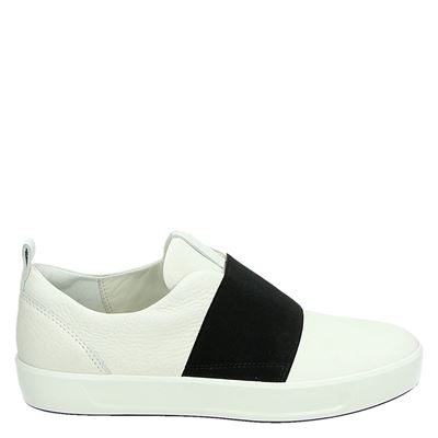 Ecco Soft 8 Mocassins Loafers Wit ecco kopen in de aanbieding