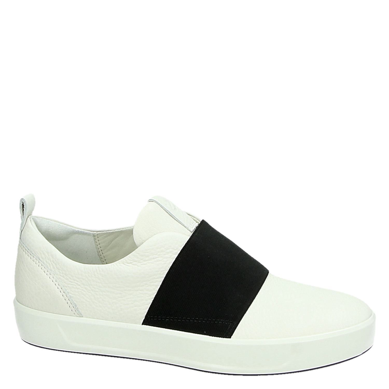 Ecco Soft 8 - Lage sneakers voor dames - Wit - Nelson.nl
