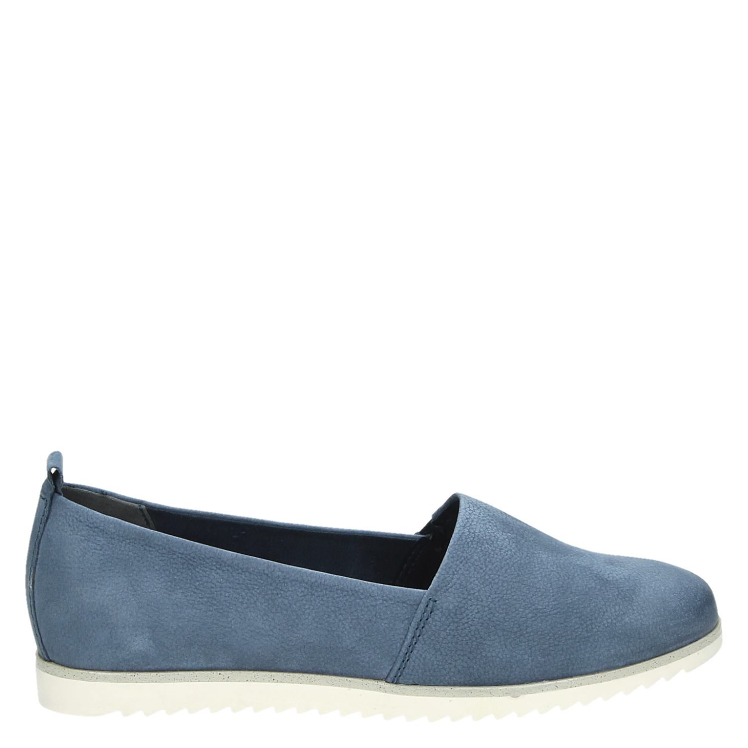 Marco Tozzi - Instapschoenen voor dames - Blauw - Shoemixx.nl