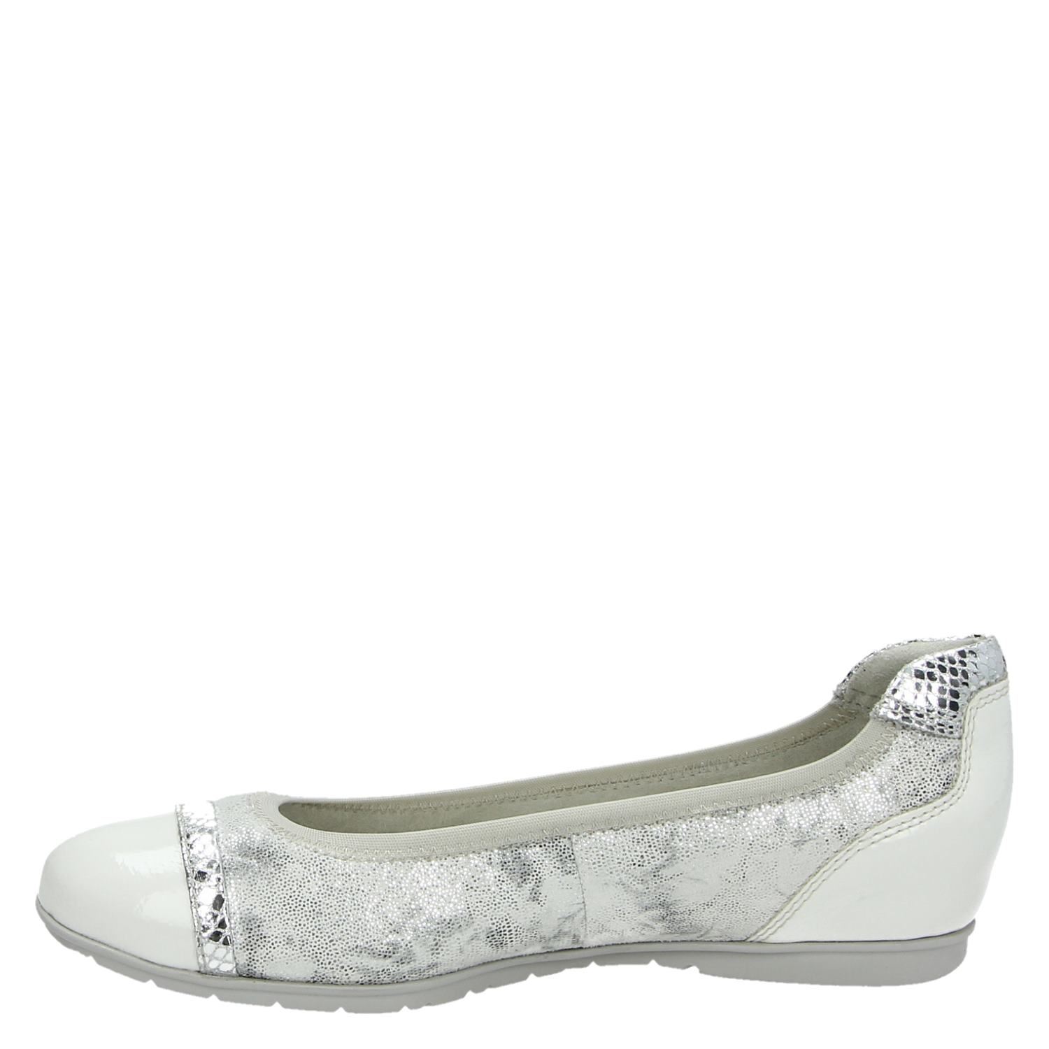 Tamaris - Ballerinas \u0026 instappers voor dames - Wit - Nelson.nl