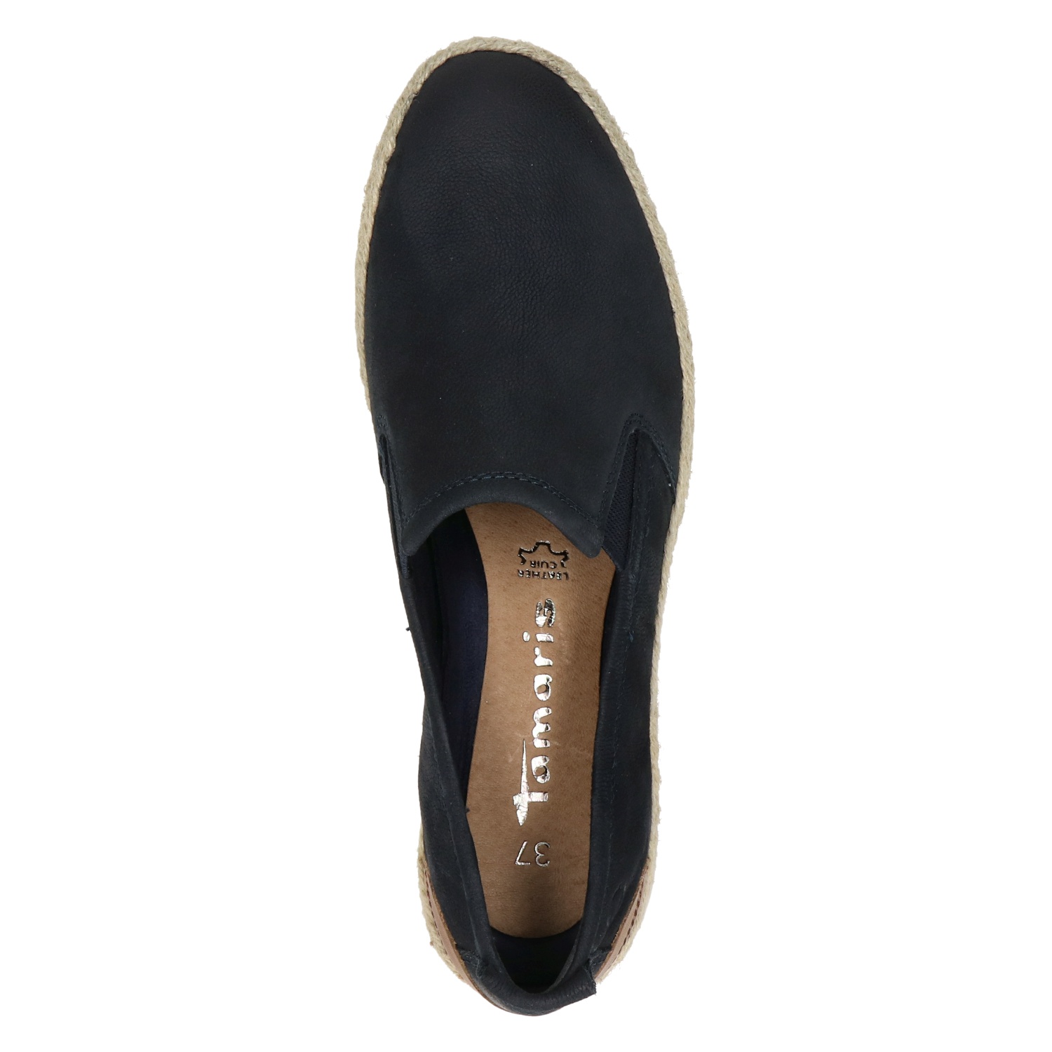 Tamaris - Instapschoenen voor dames - Blauw - Nelson.nl