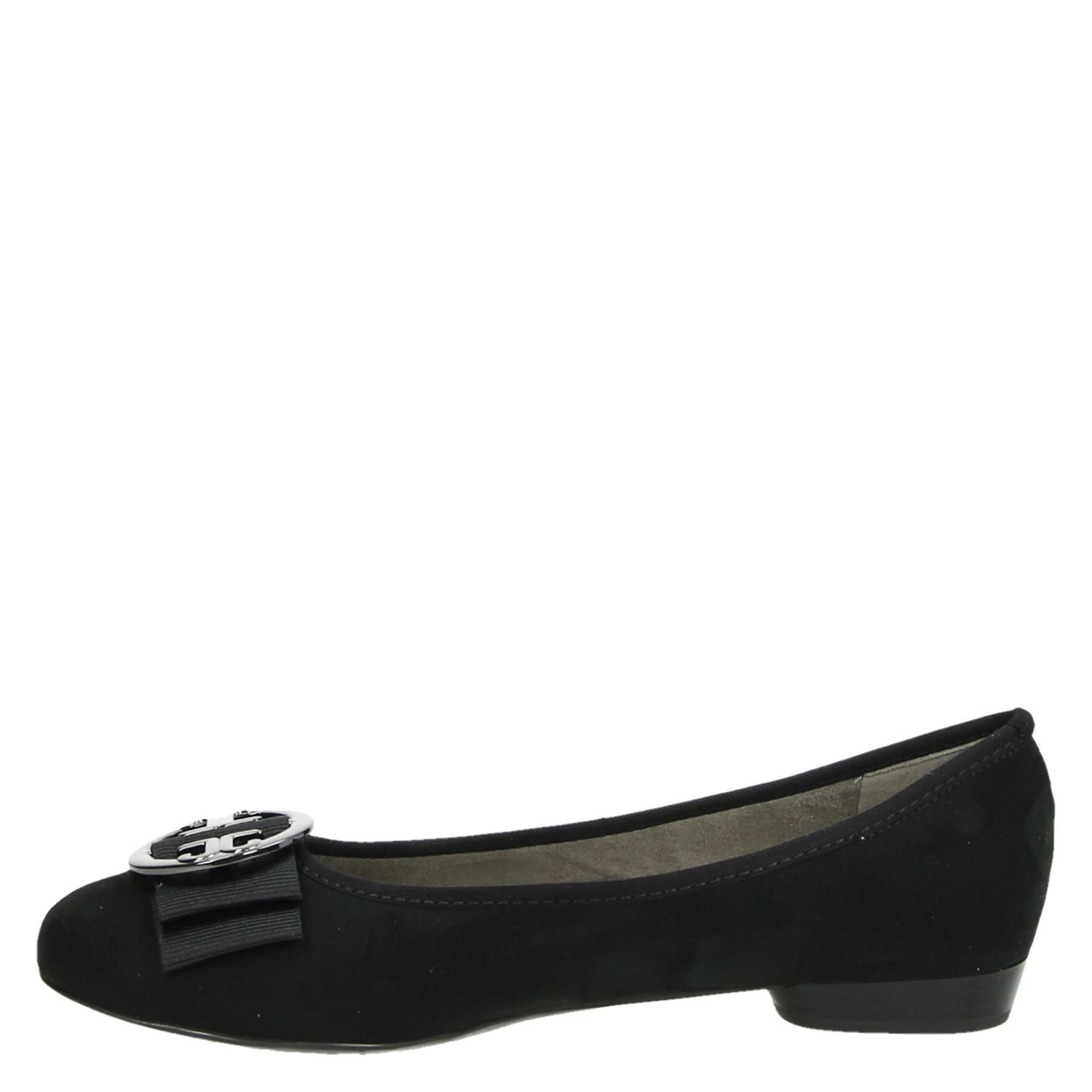 Jenny by Ara - Ballerinas \u0026 instappers voor dames - Zwart - Nelson.nl