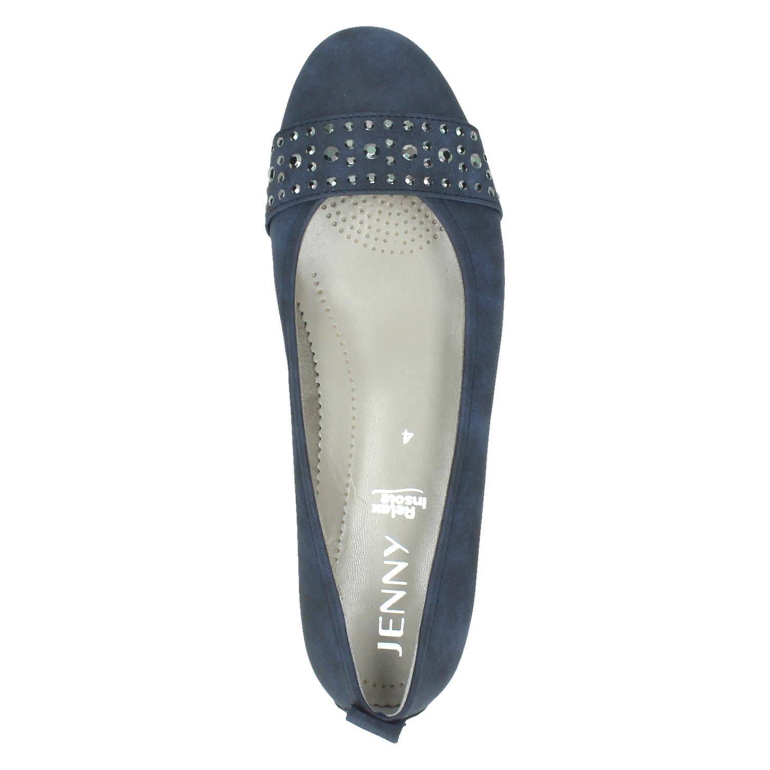 Jenny - Ballerinas \u0026 instappers voor dames - Blauw - Shoemixx.nl