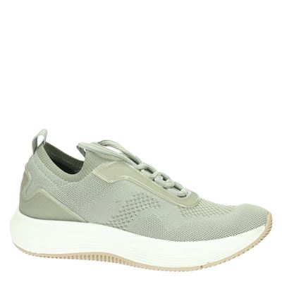 Tamaris Fashletics - Lage sneakers voor dames - Groen - Shoemixx.nl