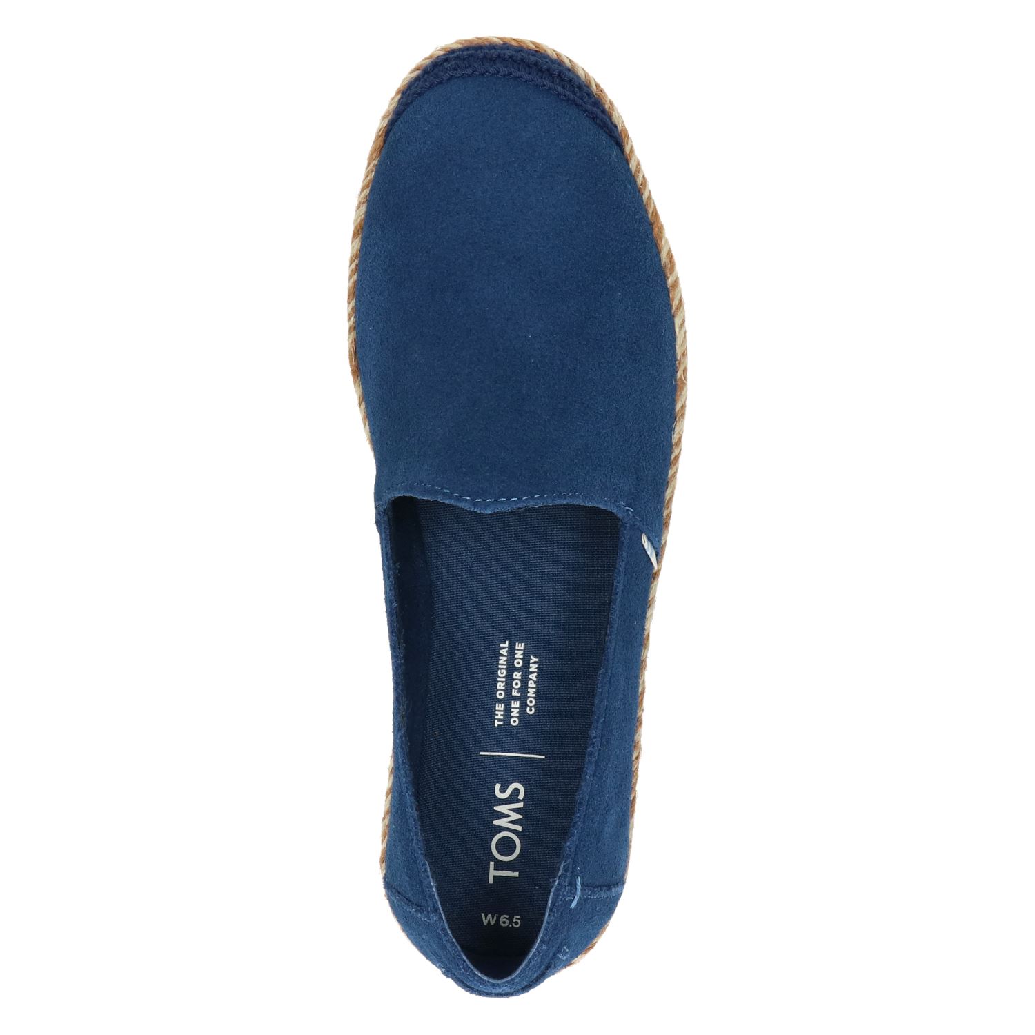 Toms Pismo - Espadrilles voor dames - Blauw - Nelson.nl