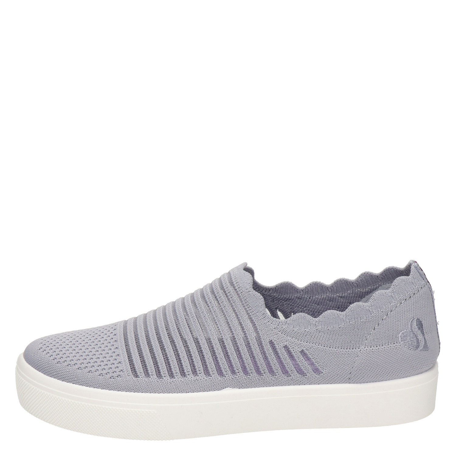 Skechers - Instapschoenen voor dames - Grijs - Nelson.nl