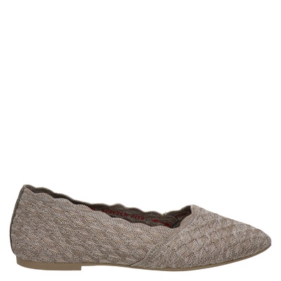 Skechers - Ballerinas & instappers - Taupe