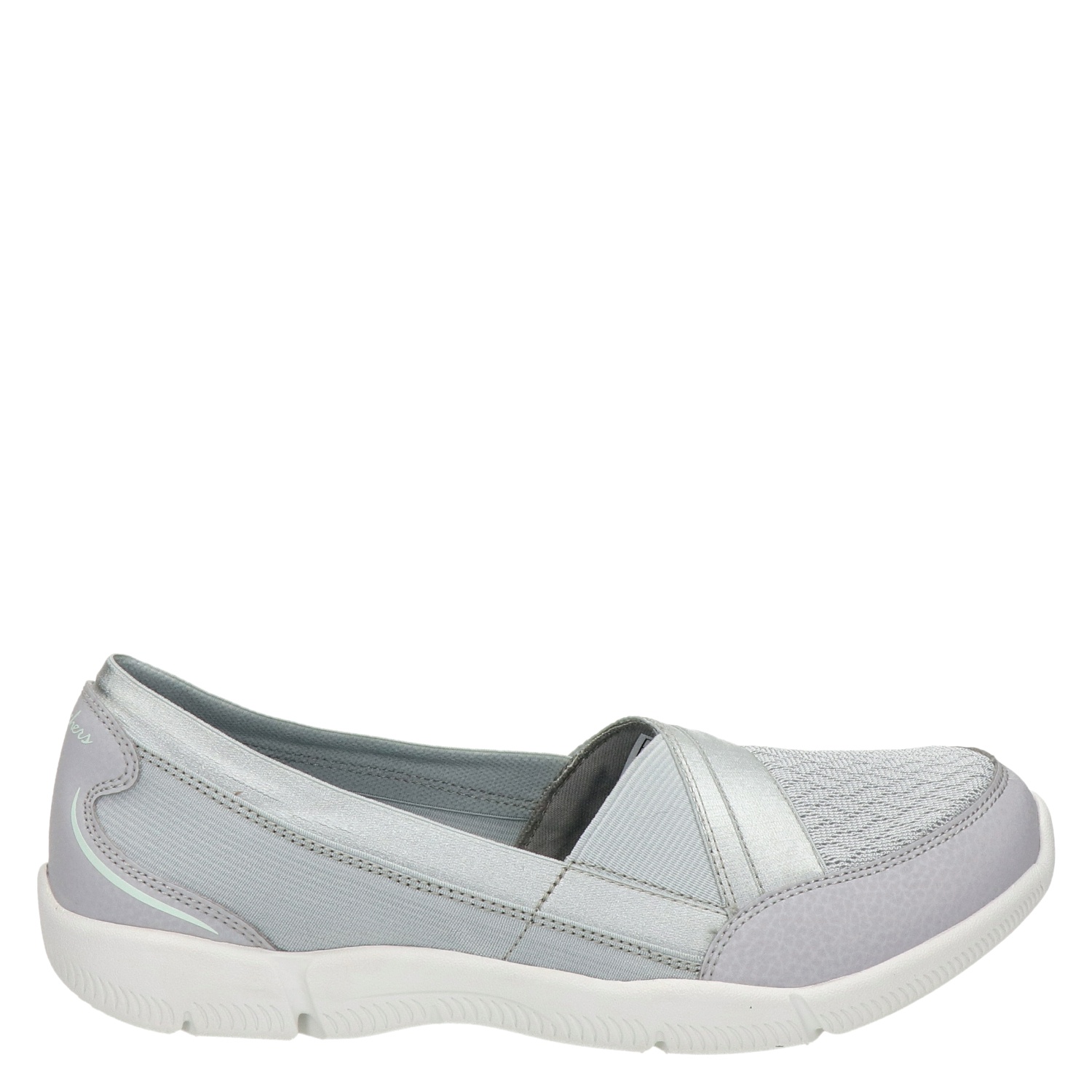 Skechers Be-Lux - Instapschoenen voor dames - Grijs - Shoemixx.nl
