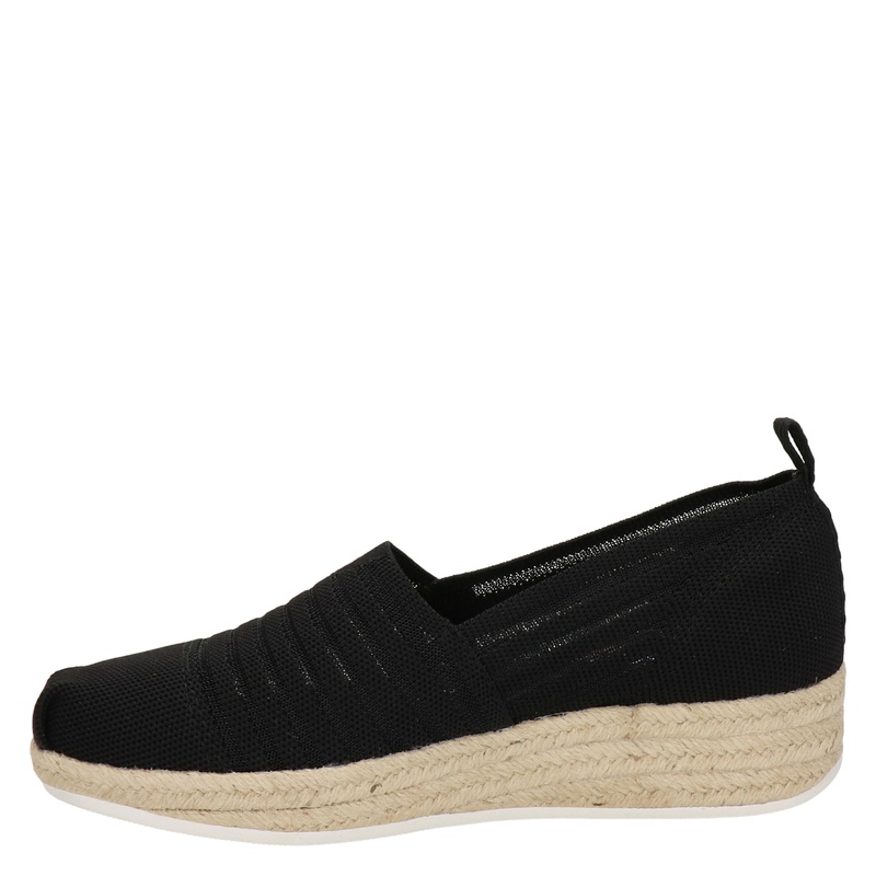 Bobs - Espadrilles voor dames - Zwart - Nelson.nl