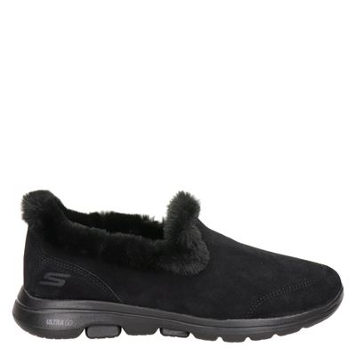 Skechers Go Walk - Instapschoenen - Zwart
