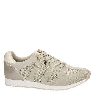 Mexx Djiamy 2 - Lage sneakers voor dames - Beige - Nelson.nl