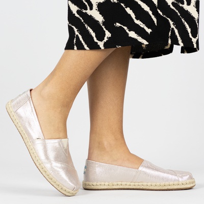Toms Alpargata Sparkle - Espadrilles - Zilver