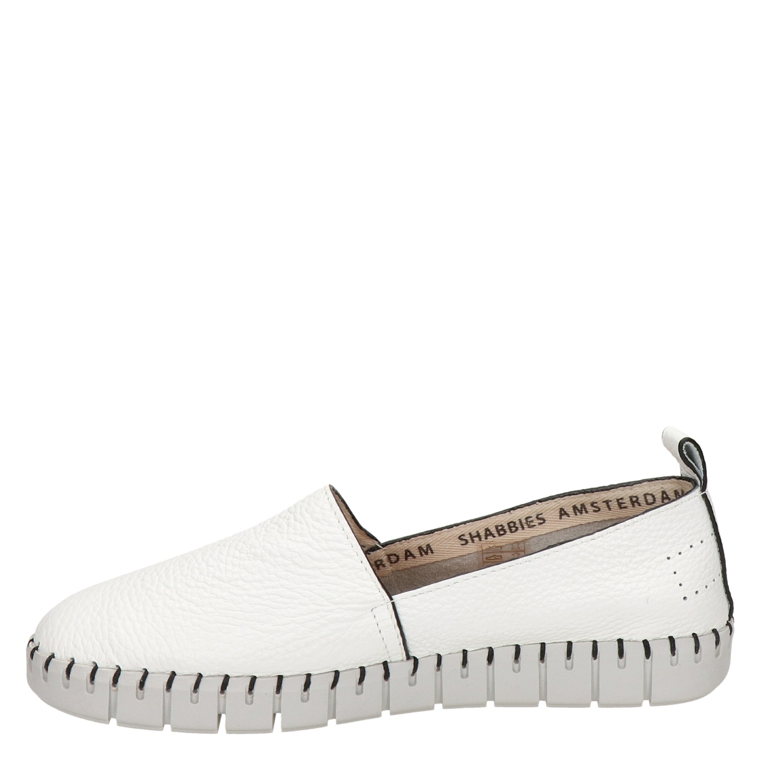 Shabbies Instapper 120020026 Wit - De Roos Schoenen Breda