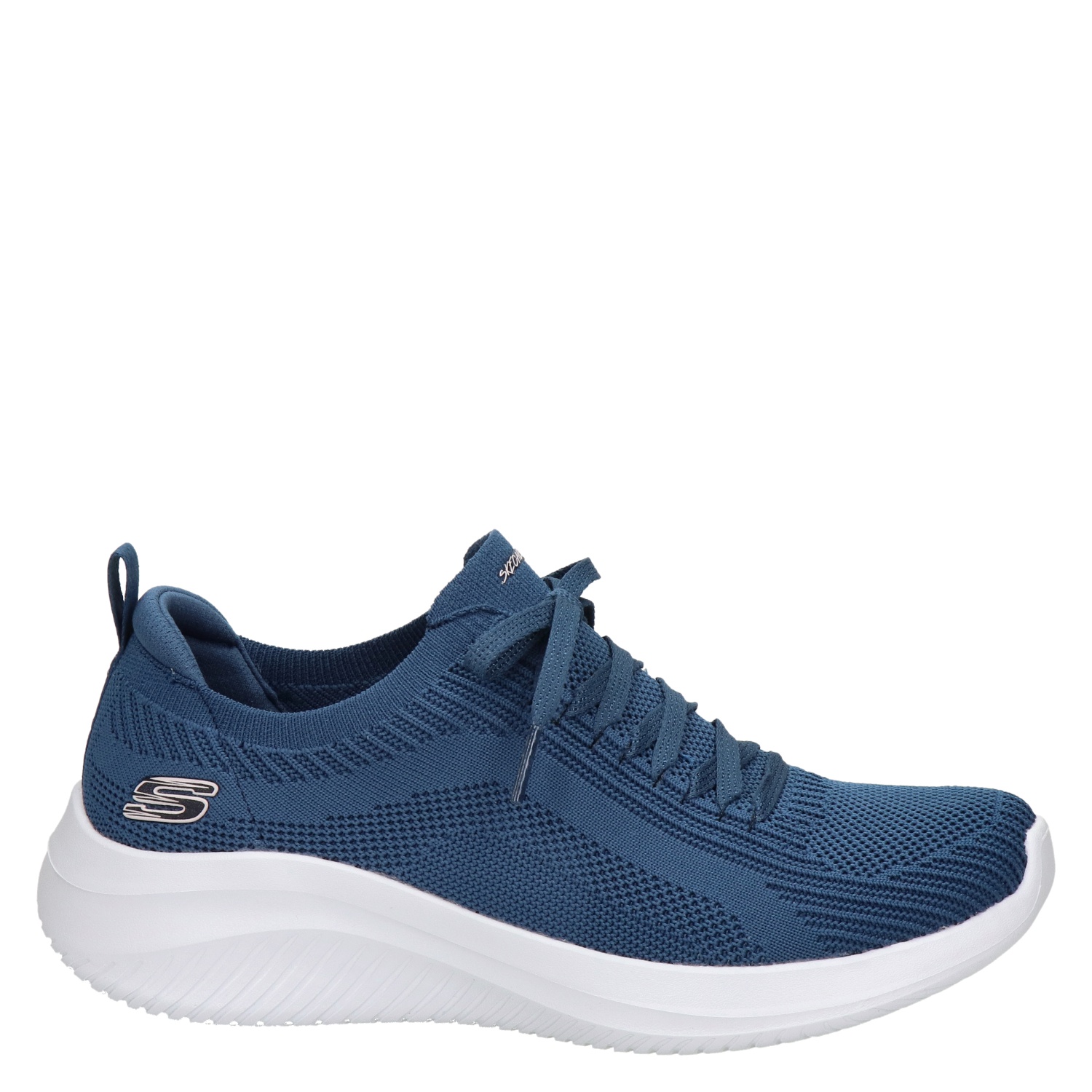 skechers ultra flex blauw