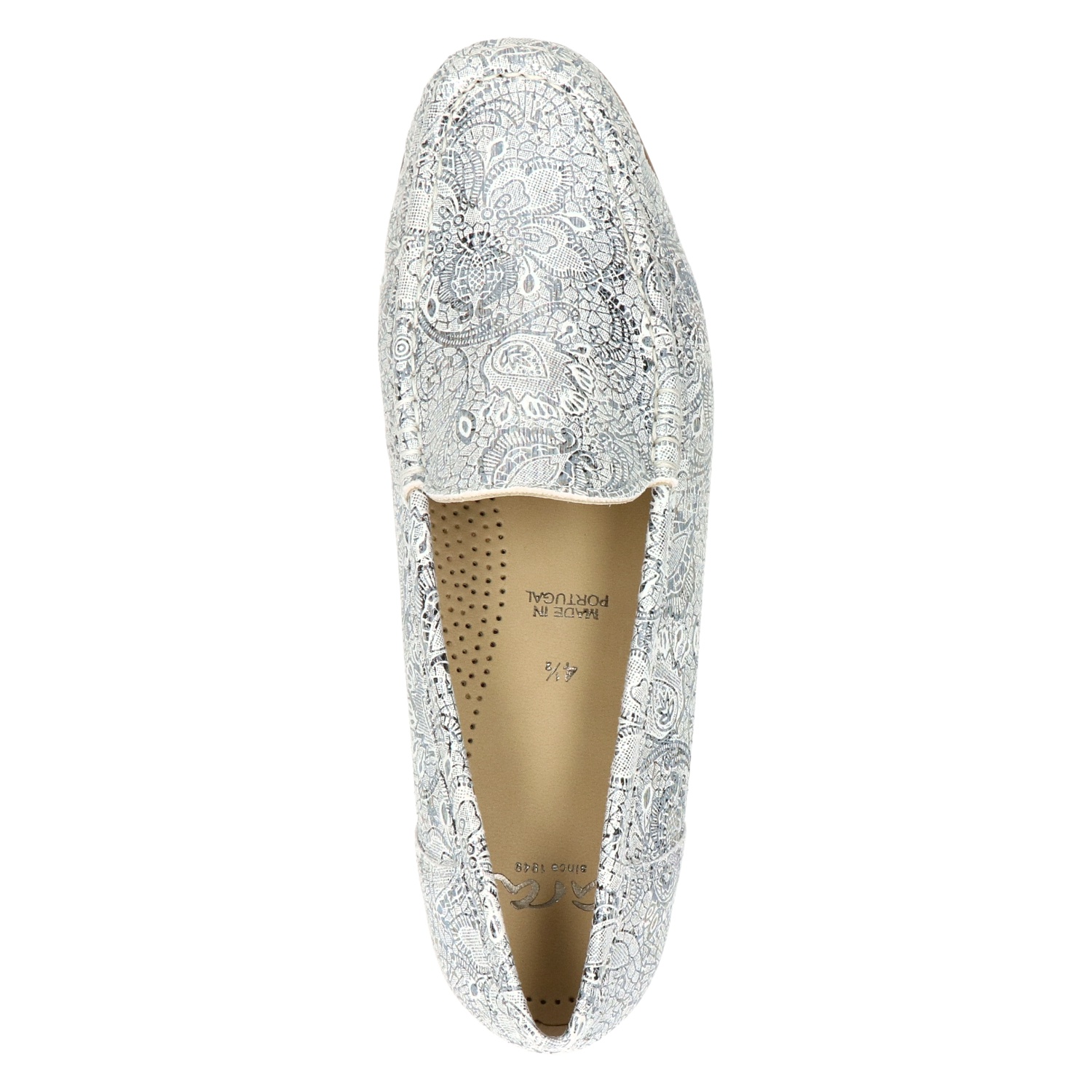 Ara Atlanta - Mocassins \u0026 loafers voor dames - Zilver - Nelson.nl