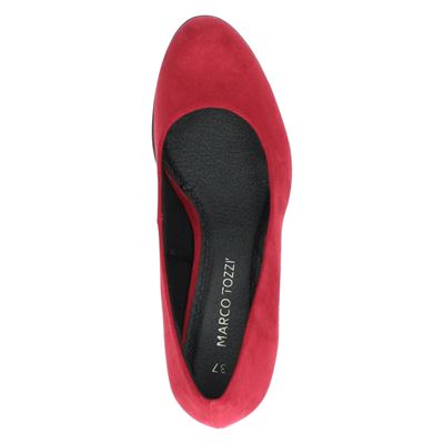 Marco Tozzi - Pumps voor dames - Rood - Nelson.nl