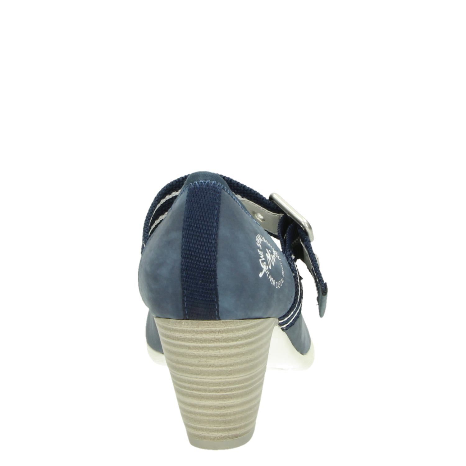 S.Oliver - Pumps voor dames - Blauw - Shoemixx.nl