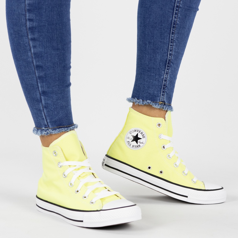Converse Chuck Taylor All Star - Hoge sneakers voor dames - Geel - Nelson.nl