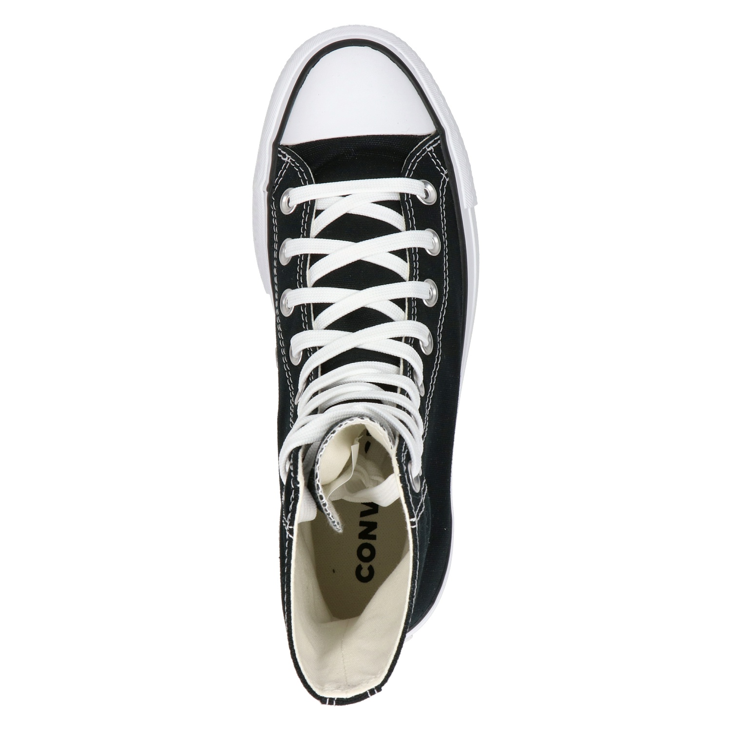 Converse All Star Platform - Hoge sneakers voor dames - Zwart - Nelson.nl