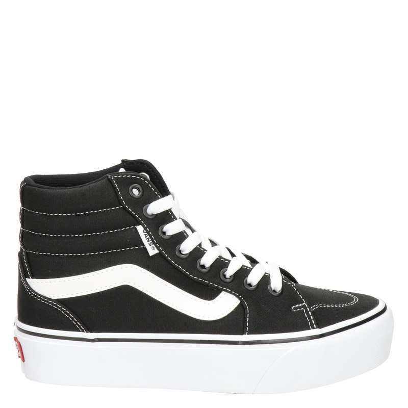 Vans Filmore Hi Platform Hoge sneakers voor dames Zwart Nelson.nl