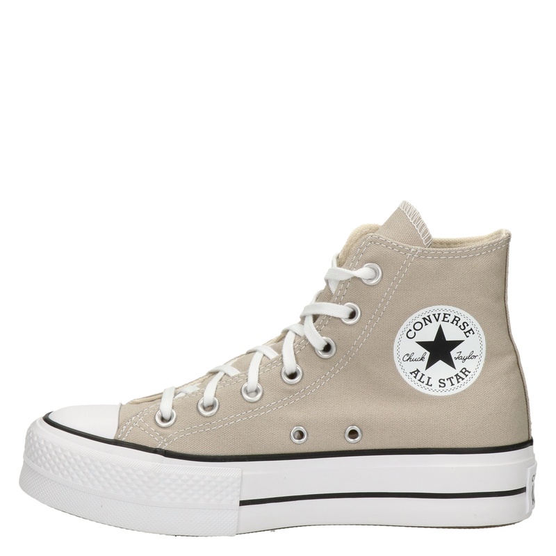 Converse Chuck Taylor All Star Lift Platform - Hoge sneakers voor dames -  Beige - Nelson.nl