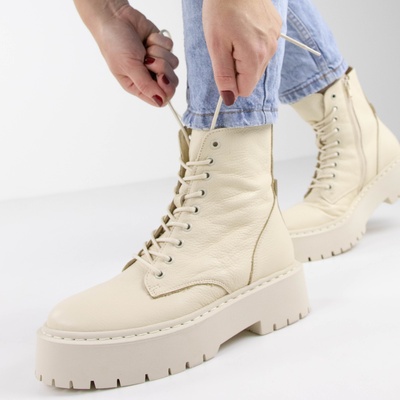 Steve Madden Skylar - Veterboots - Wit