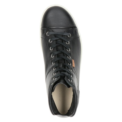Ecco Soft 7 - Hoge sneakers voor dames - Zwart - Nelson.nl