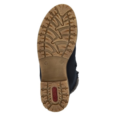 Rieker - Veterboots voor dames - Blauw - Nelson.nl