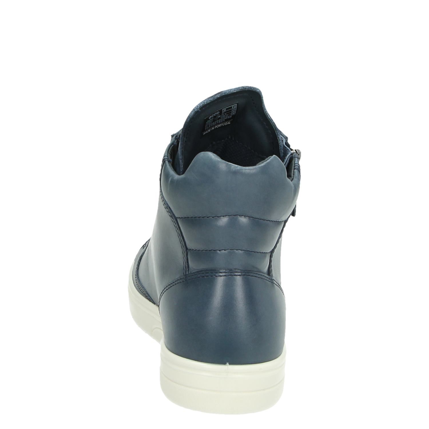 Ecco Fara Veterboot Dames Blauw - Schoenen.nl