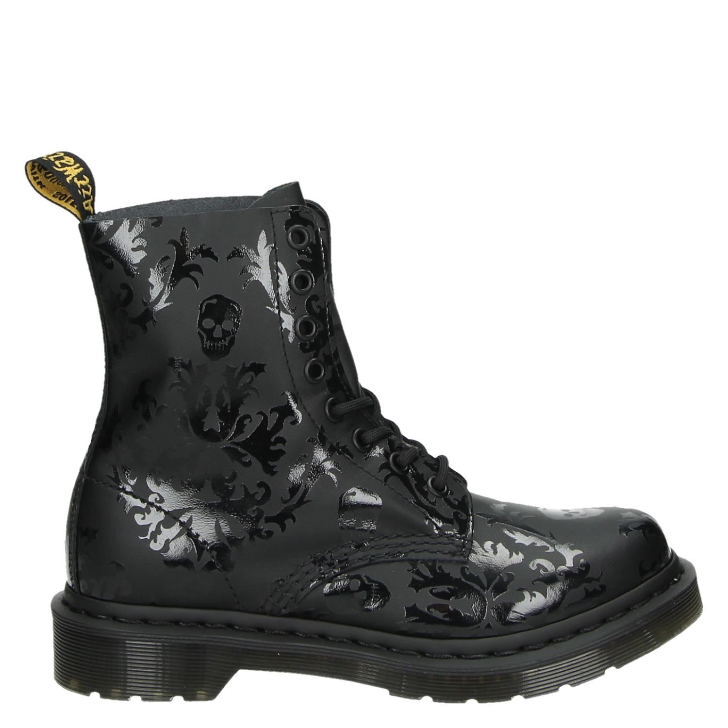 dr martens zwart bloemen dr martens zwart bloemen