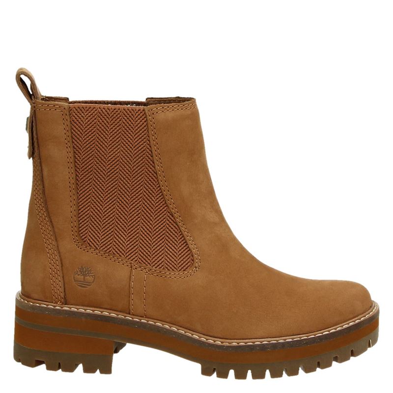Timberland Courmayeur Vall Chelseaboots Cognac timberland kopen in de aanbieding