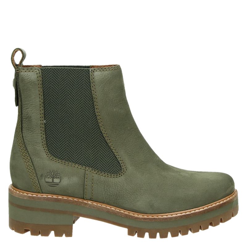 Timberland Courmayeur Vall - Chelseaboots voor dames - Groen - Nelson.nl