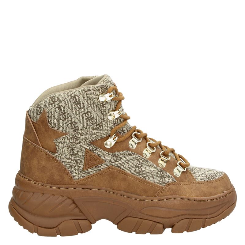 Guess Dad Sneakers Bruin guess kopen in de aanbieding