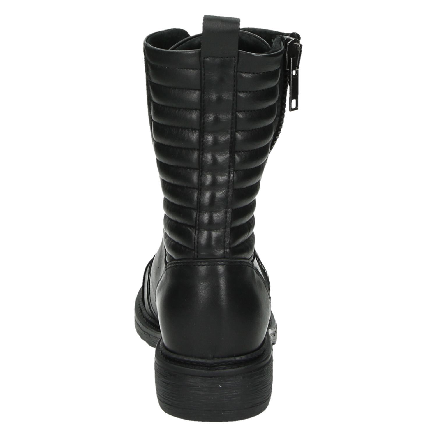 Nelson - Bikerboots voor dames - Zwart - Shoemixx.nl