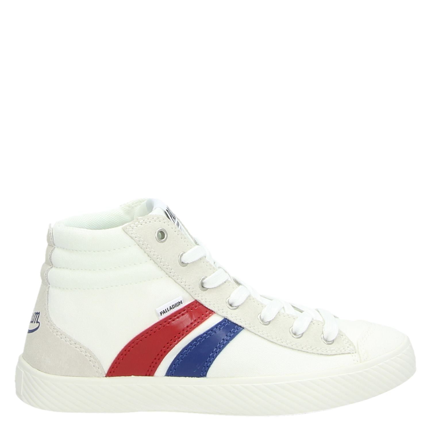 Palladium - Hoge sneakers voor dames - Wit - Nelson.nl