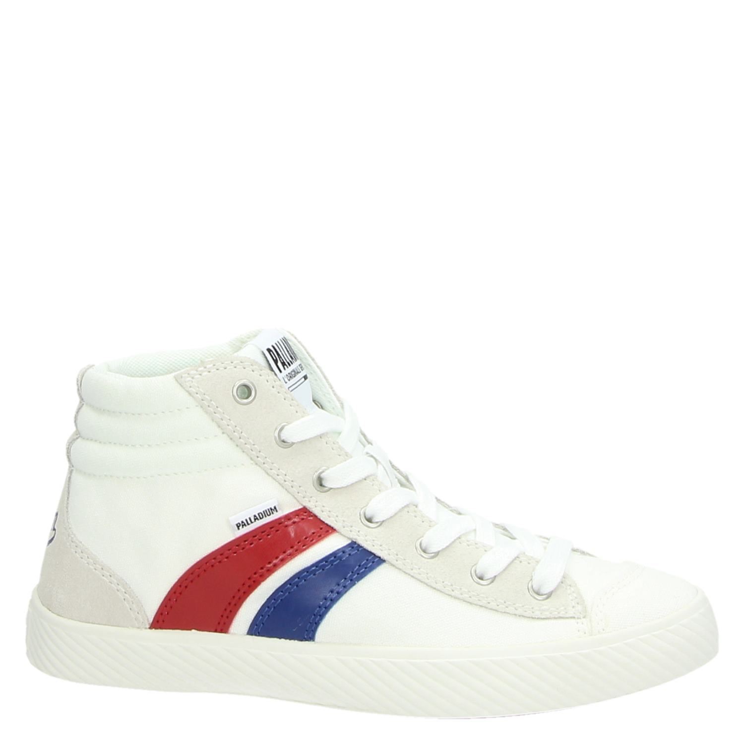 Palladium Sneakers Pampa Hi Twill Star White (L47) | The Little Green Bag