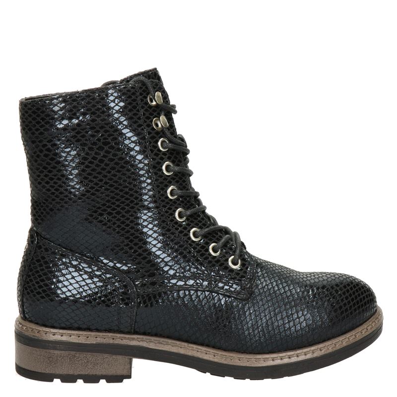 Nelson - Veterboots - Zwart