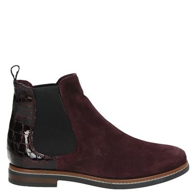 Nelson Chelseaboots Rood nelson kopen in de aanbieding