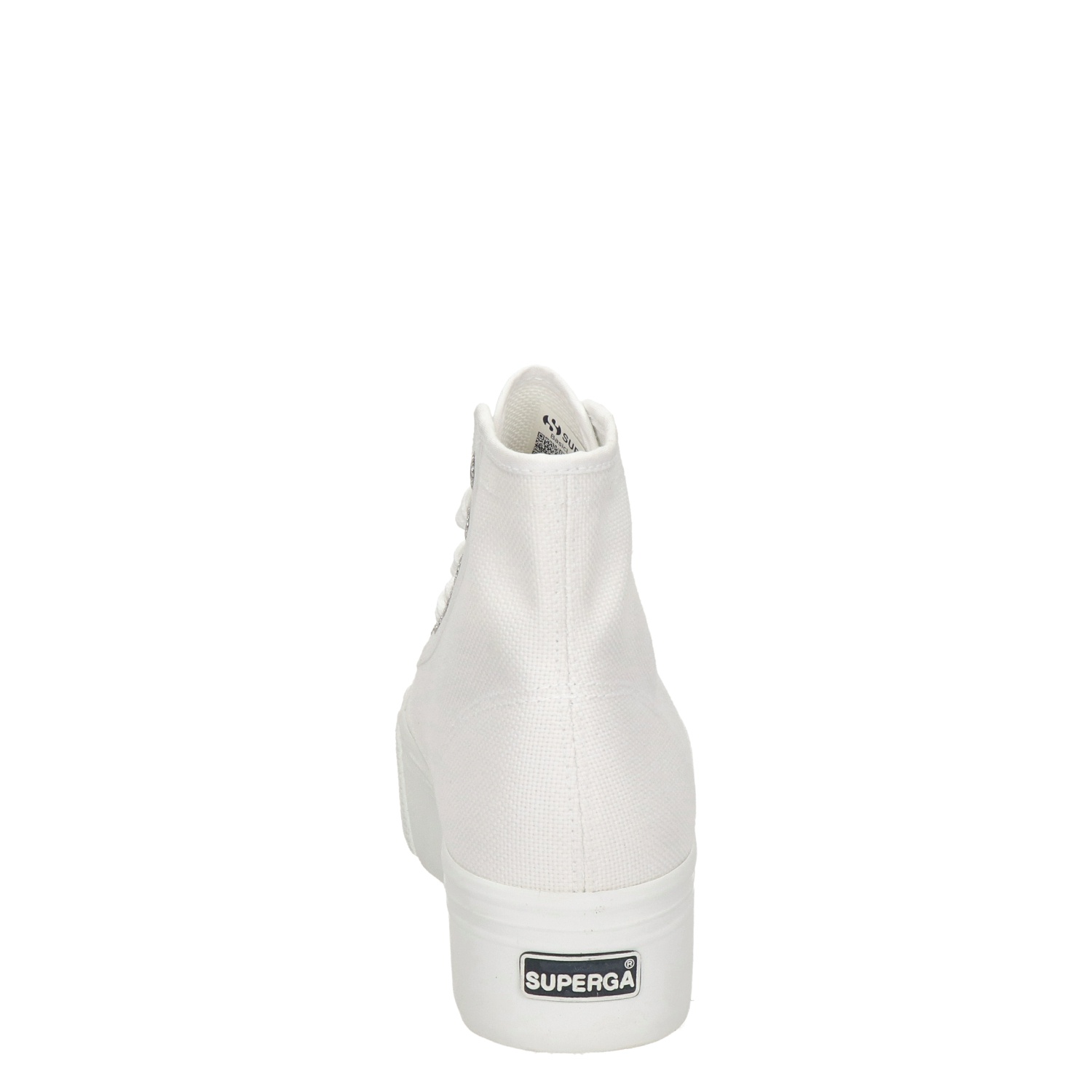 Superga - Hoge sneakers voor dames - Wit - Nelson.nl