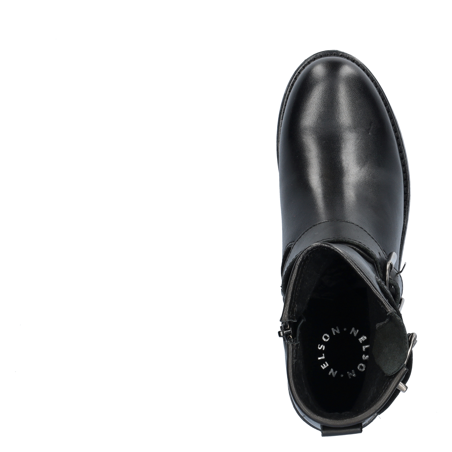 Nelson - Bikerboots voor dames - Zwart - Nelson.nl
