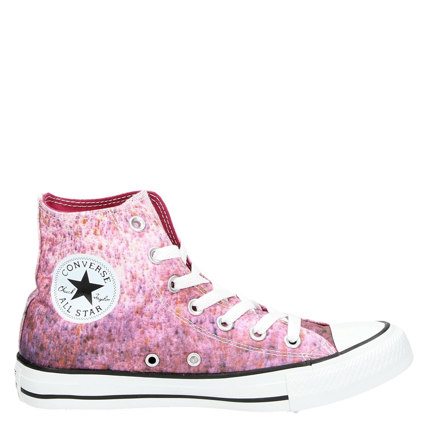 Roze All Star Dames Hoge Converse Sneakers wOPXiukZT
