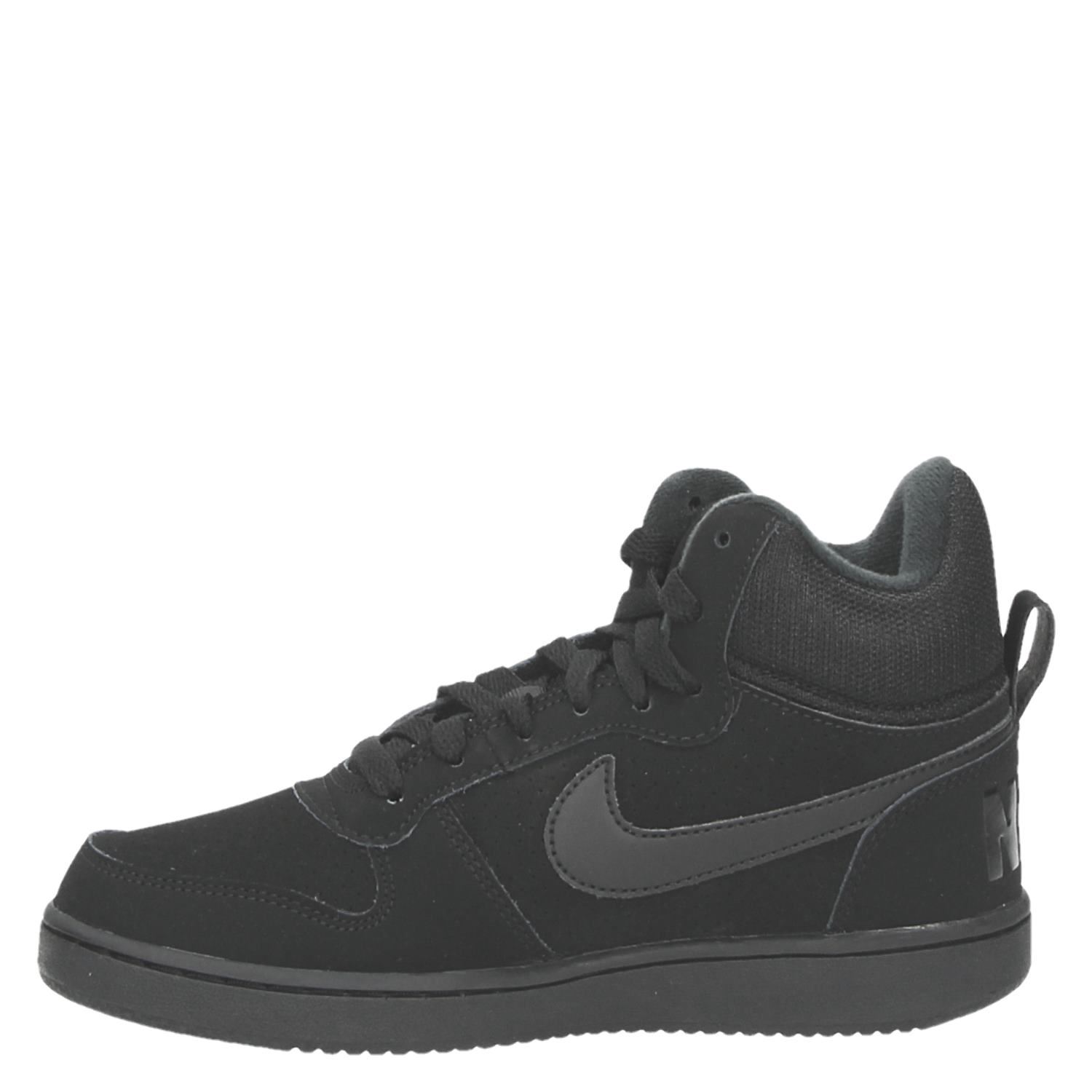 Nike Court Borough Mid dames hoge sneakers zwart Nike Court Borough Mid dames hoge sneakers zwart