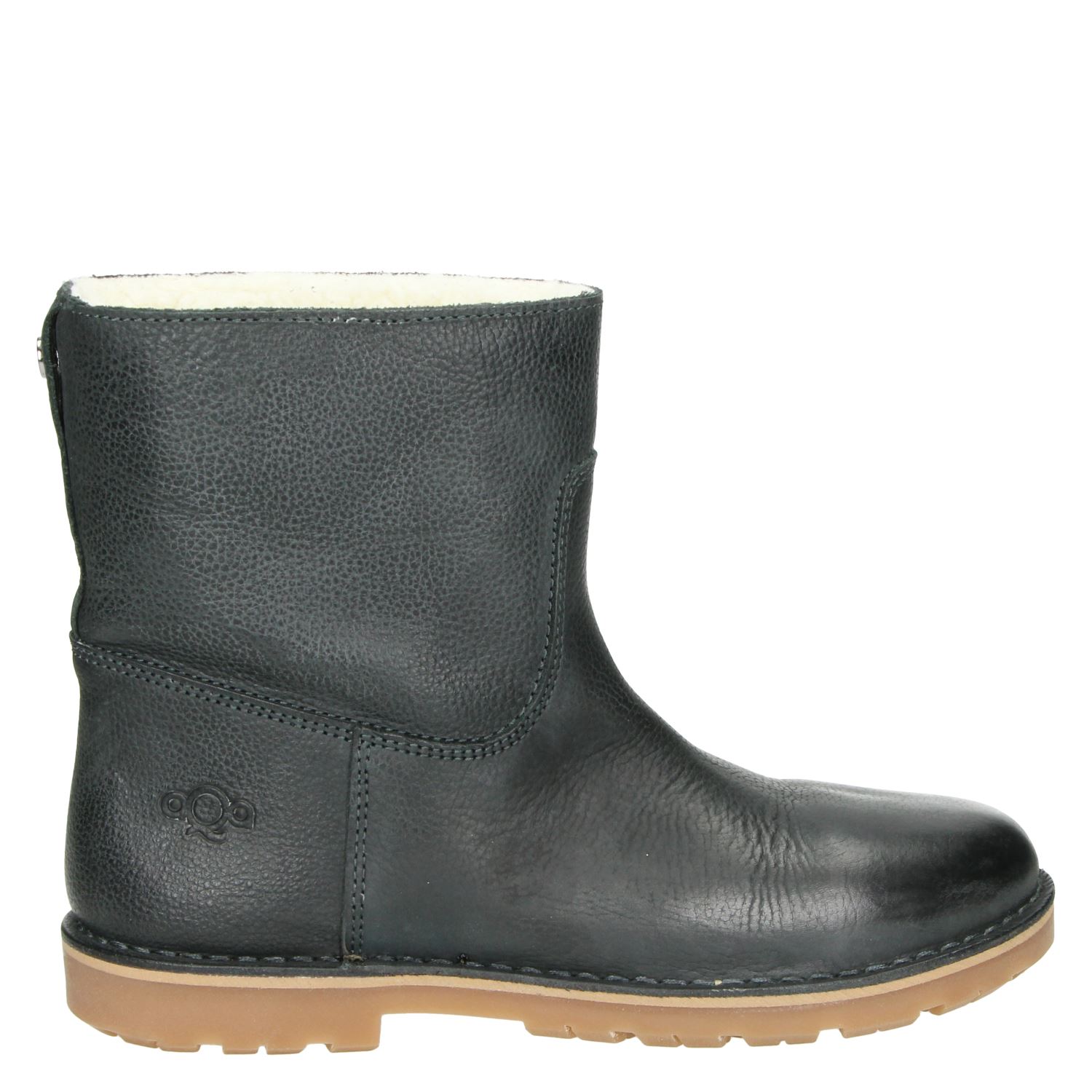 Zwart Aqa Rits Gesloten amp; Boots Dames fw6qXH6B