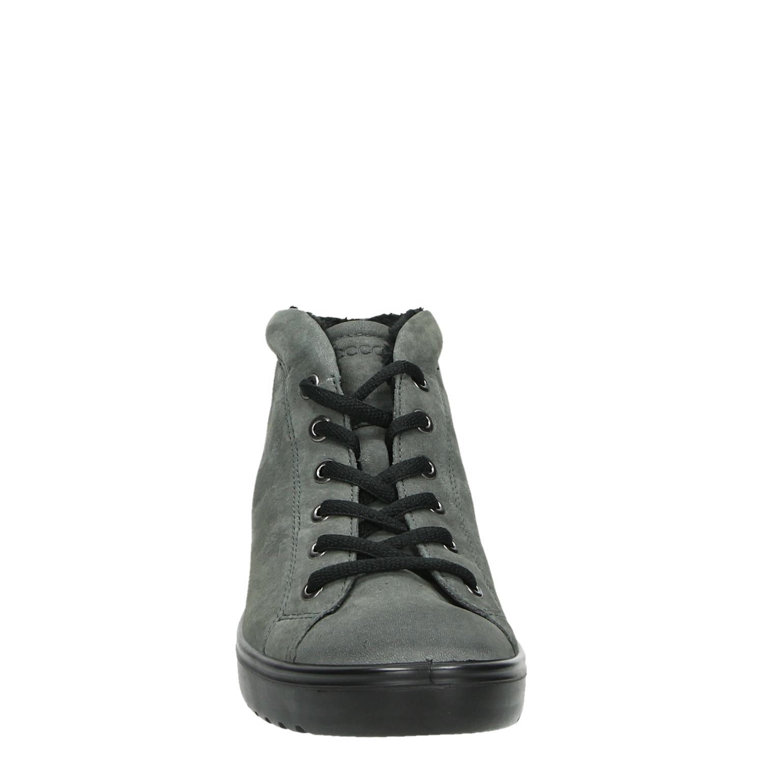Ecco Fara - Hoge sneakers voor dames - Grijs - Nelson.nl