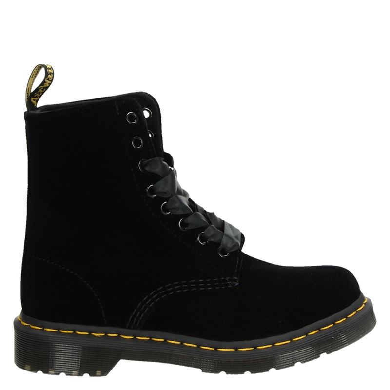 Dr Martens 1460 Pascal Velvet Veterboots Zwart dr martens kopen in de aanbieding Dr Martens 1460 Pascal Velvet Veterboots Zwart dr martens kopen in de aanbieding