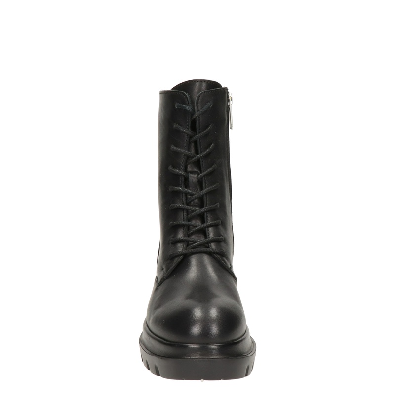 Shabbies Amsterdam - Veterboots voor dames - Zwart - Nelson.nl