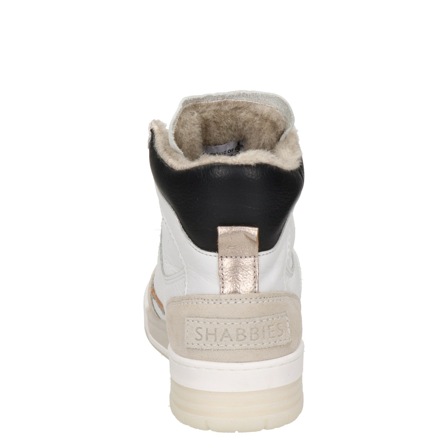 Beige SHABBIES Hoge sneaker 102020072 | Omoda